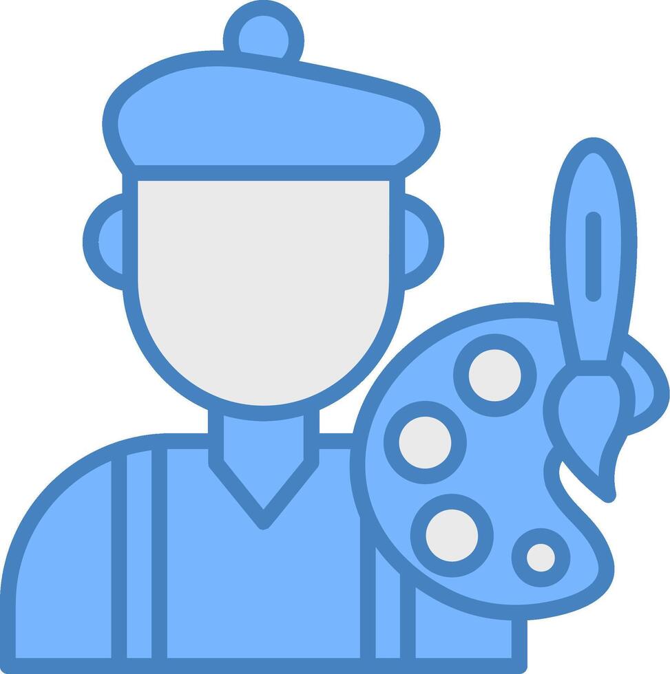 Artist Clean Shape Mark vector
