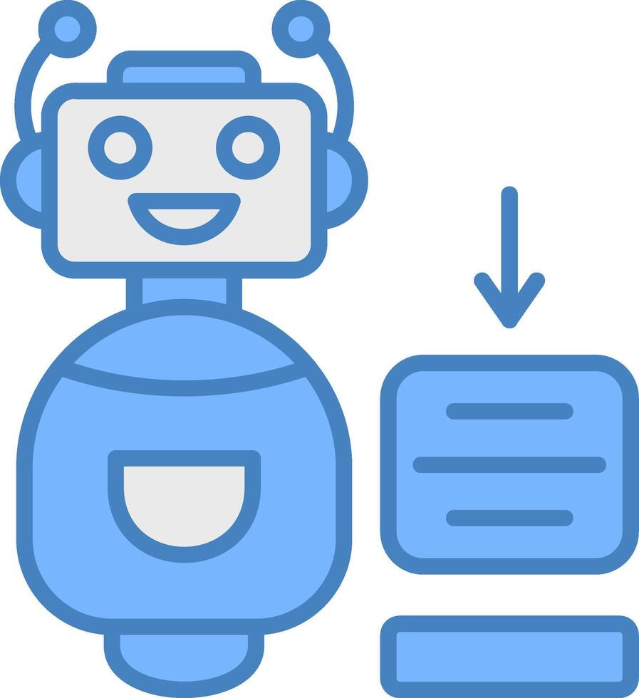 Bot Highlighted System Mark vector