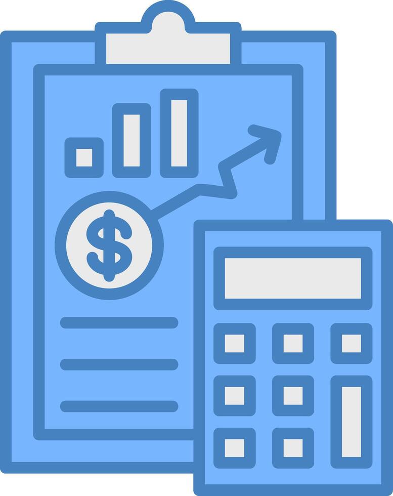 Financial Planning Modern Grid Sketch vector
