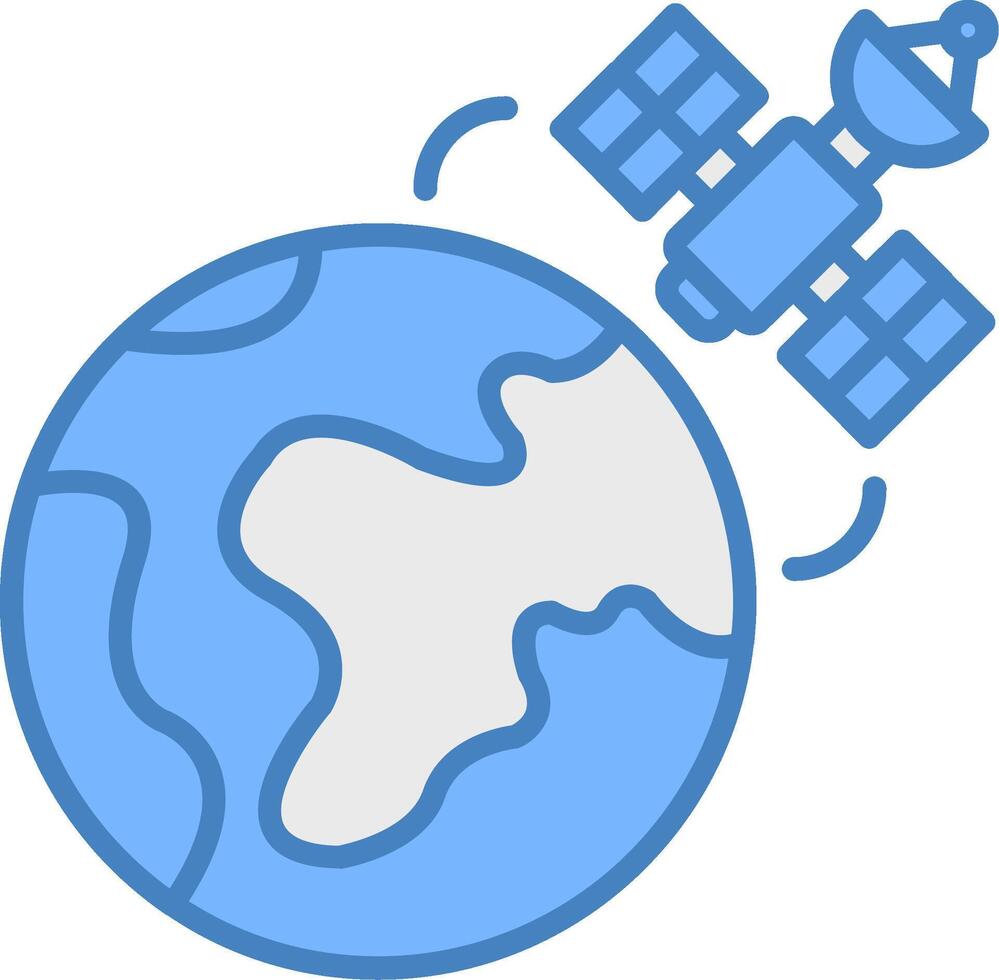 Satellite Dish Styled Badge vector