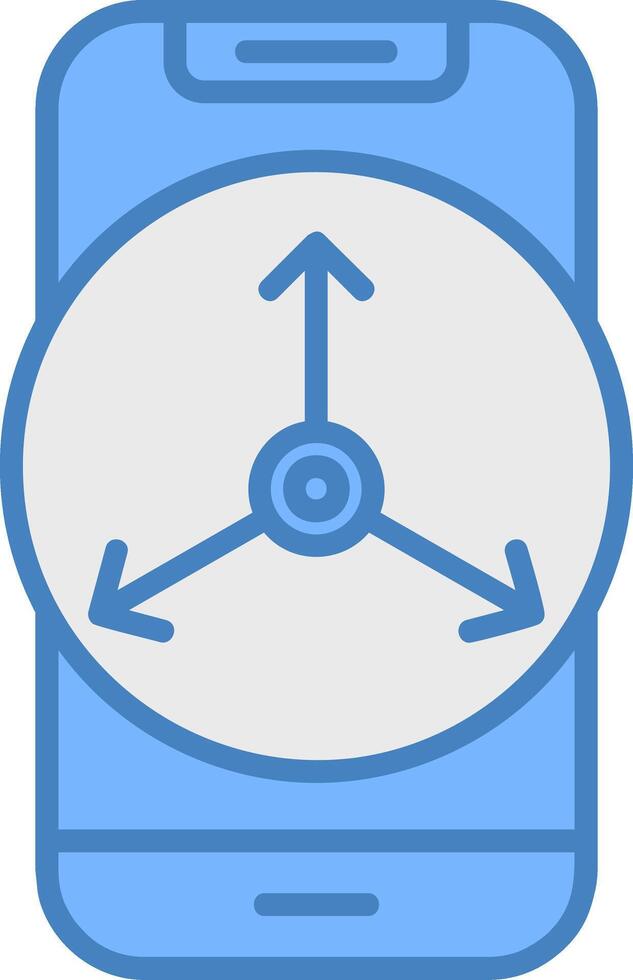 Accelerometer Sensor Smooth Shape Graphic vector