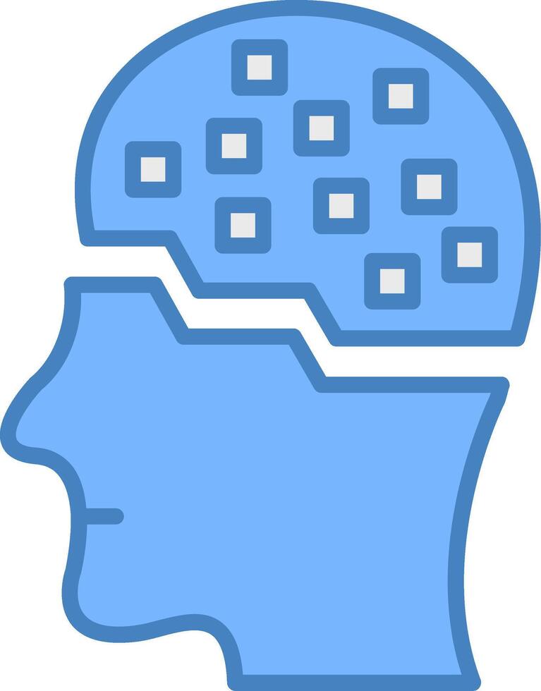 Artificial Intelligence Clear UX Symbol vector