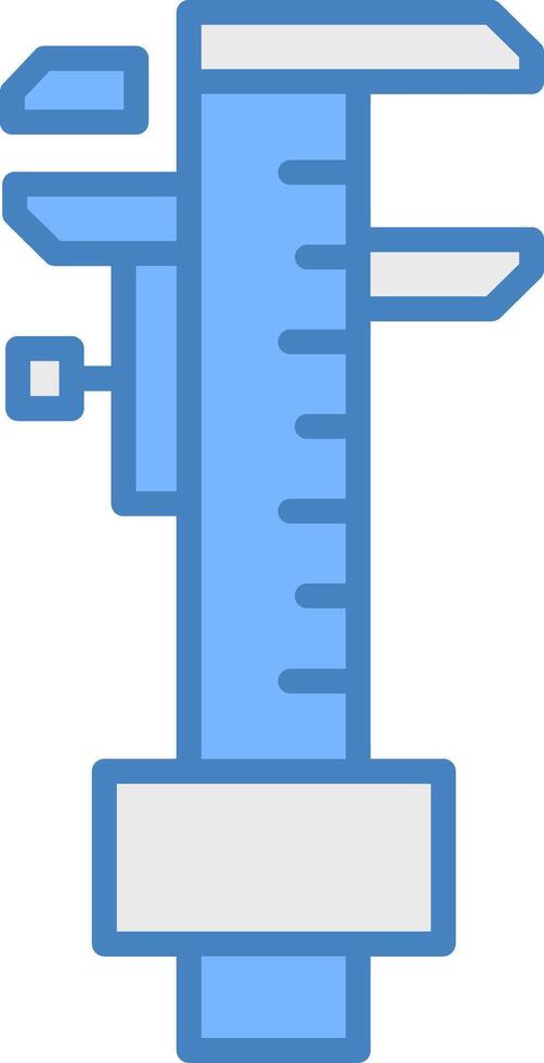 Caliper Digital Sketch Object vector