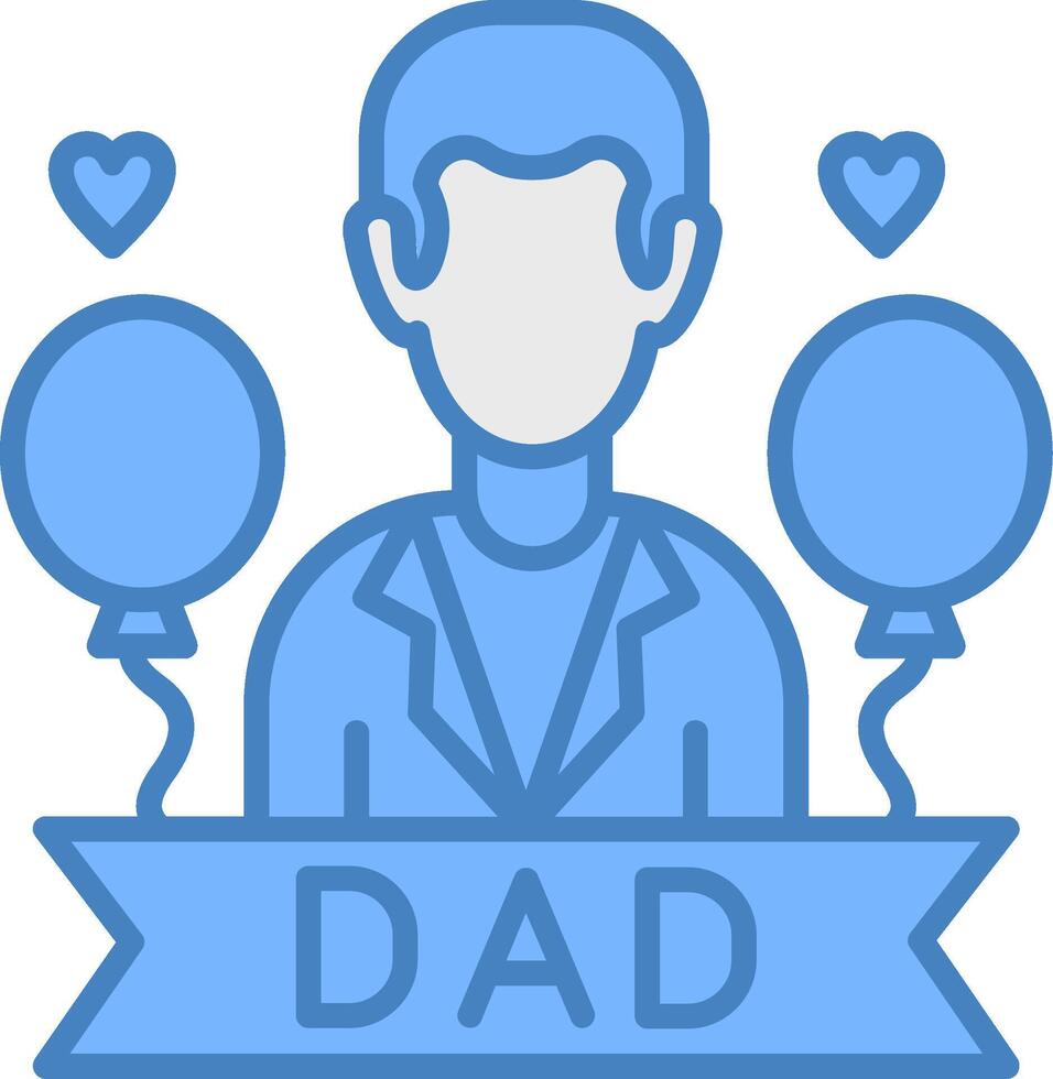 Fathers Day Crisp UX Graphic vector