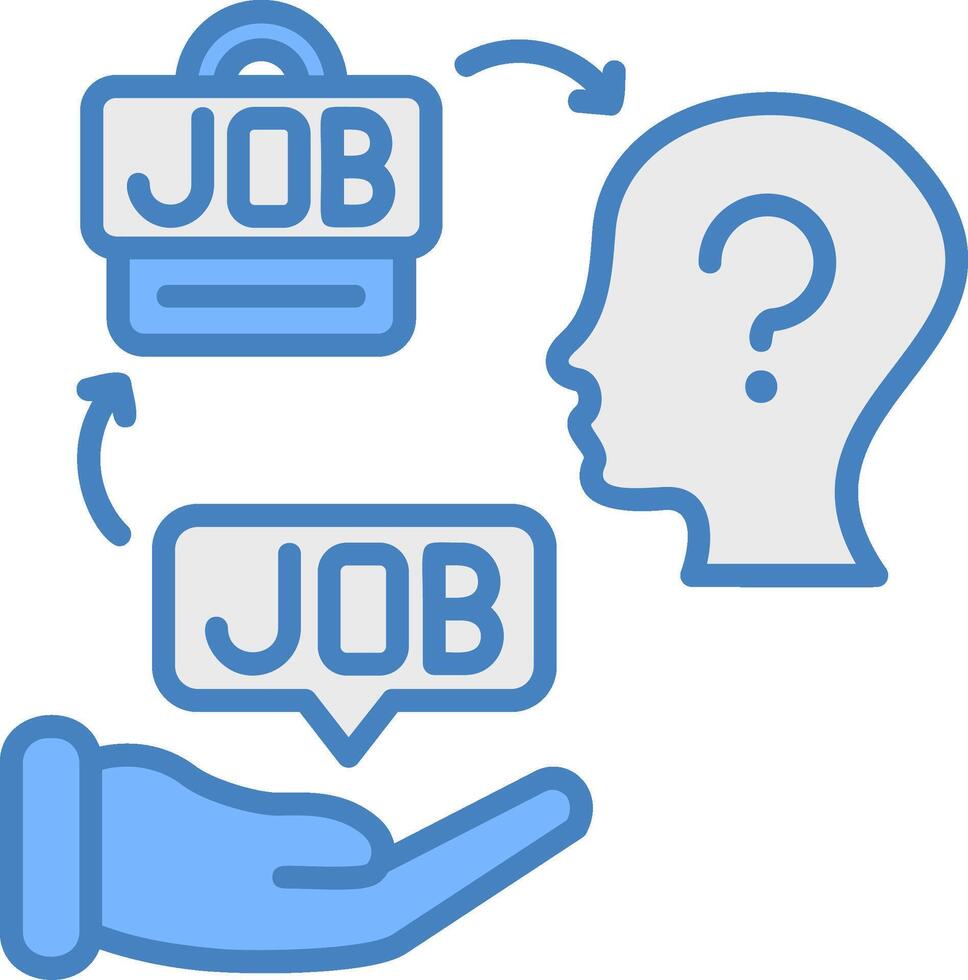 Job Offer Refined Pattern vector