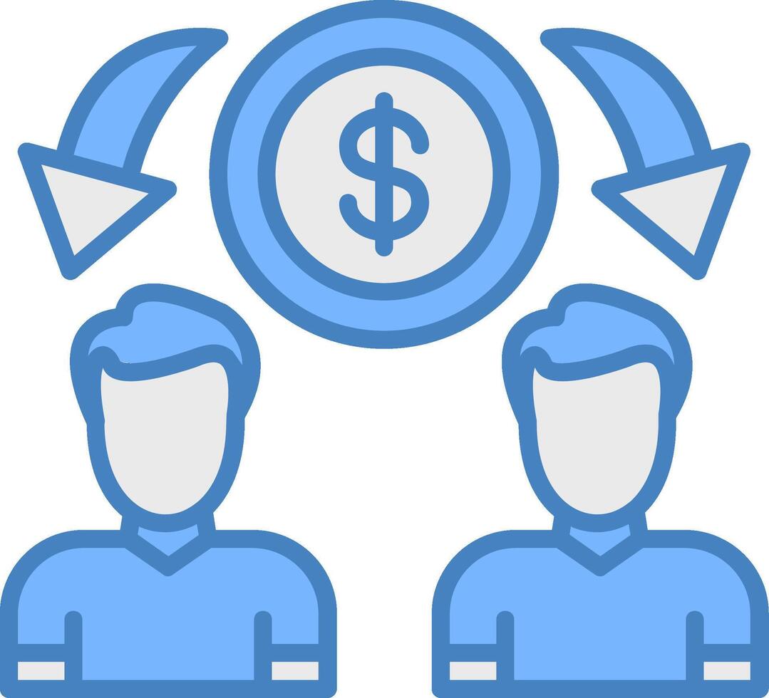 Negotiation Handcrafted Line Element vector