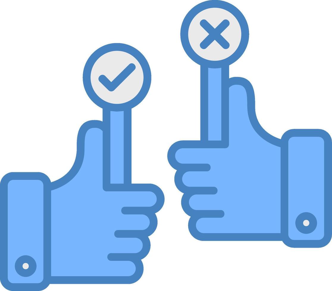 Yes Or No Solid Badge Object vector