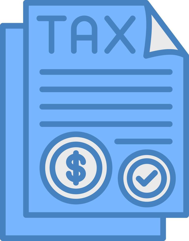 Payable Tax Simple Frame Object vector
