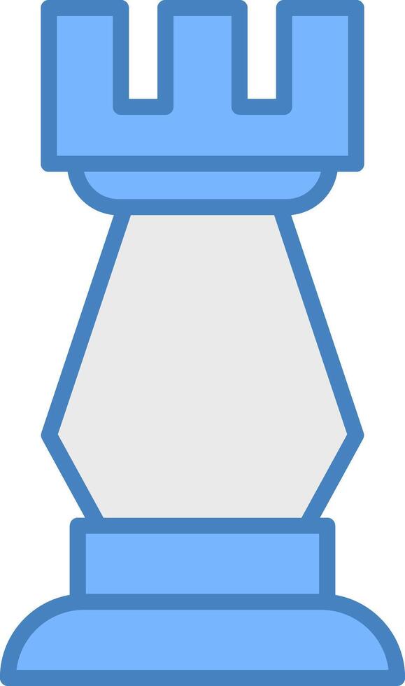 Rook Smooth Shape Graphic vector
