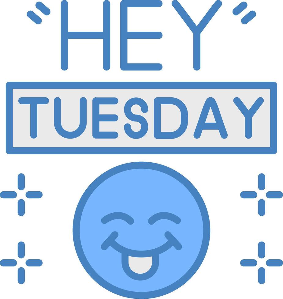 Tuesday Fresh Icon Module vector