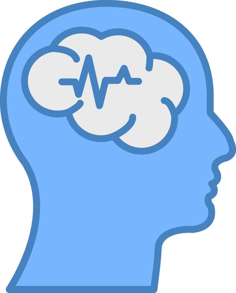 Epilepsy Refined Icon Sketch vector