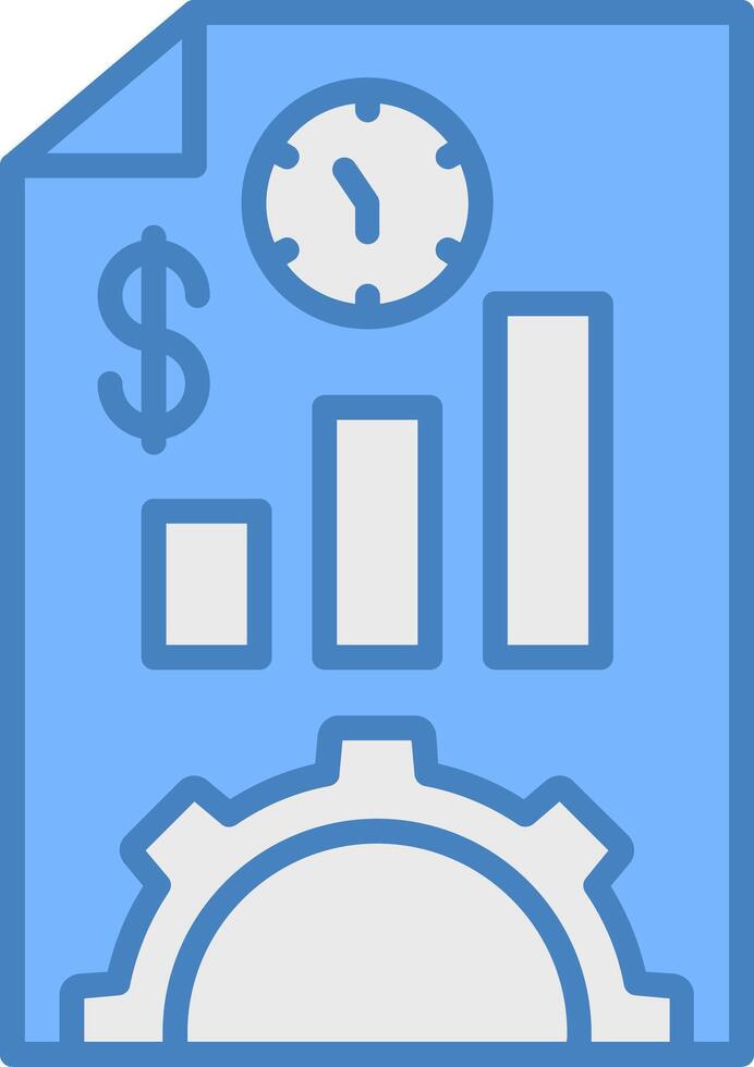 Productivity Clean Shape Mark vector