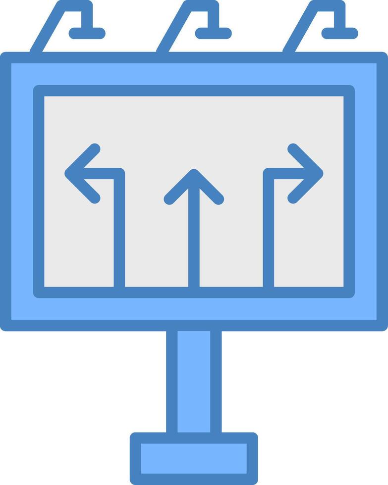 Road Sign Simple Frame Object vector