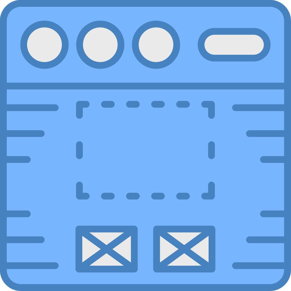 Prototype Futuristic UI Element vector