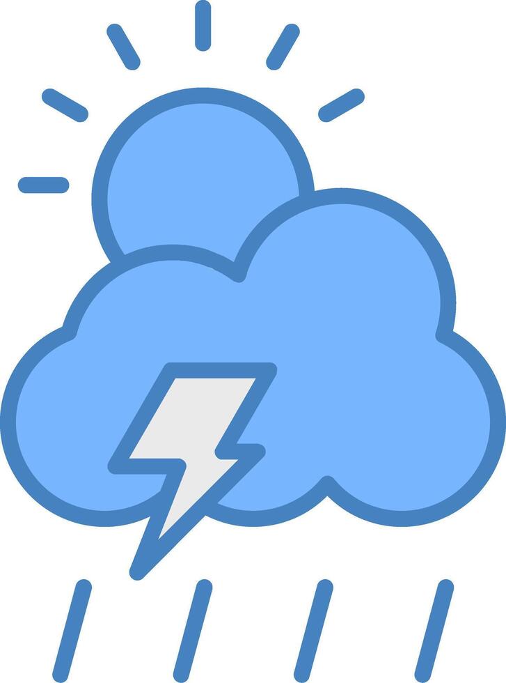 Weather Cool Tone Object vector