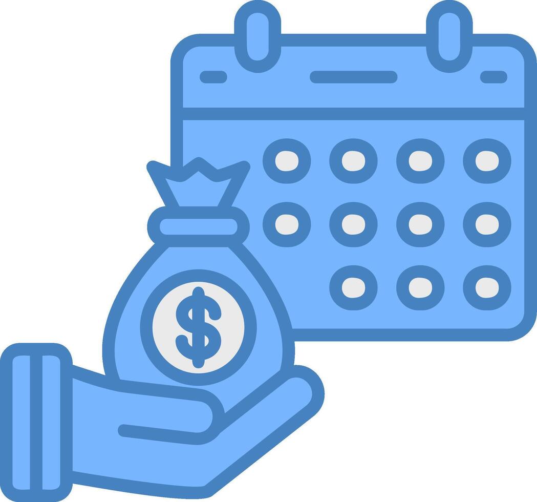 Salary Bold Grid Emblem vector