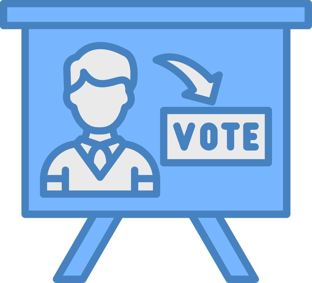 Voting Booth Simple Visual Module vector
