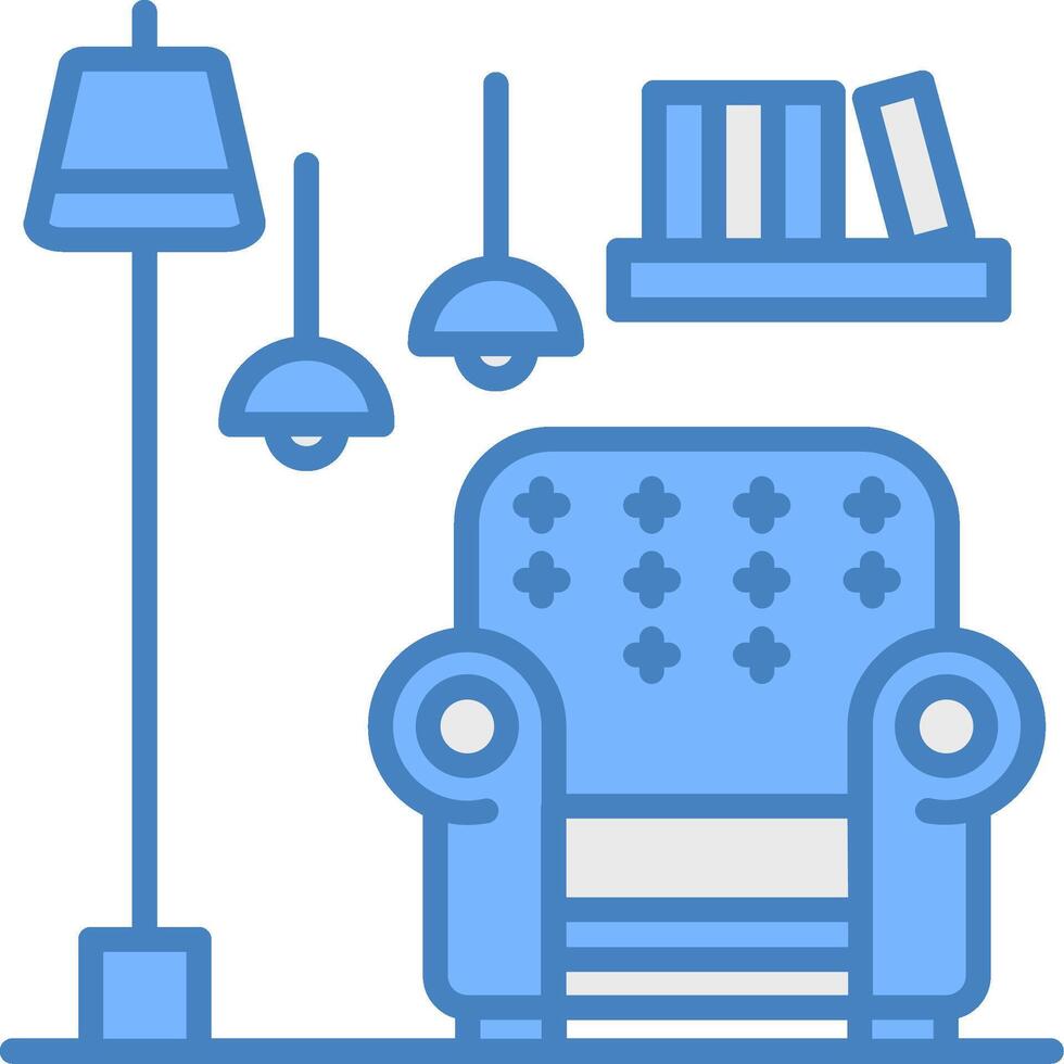 Armchair Digital Core Piece vector