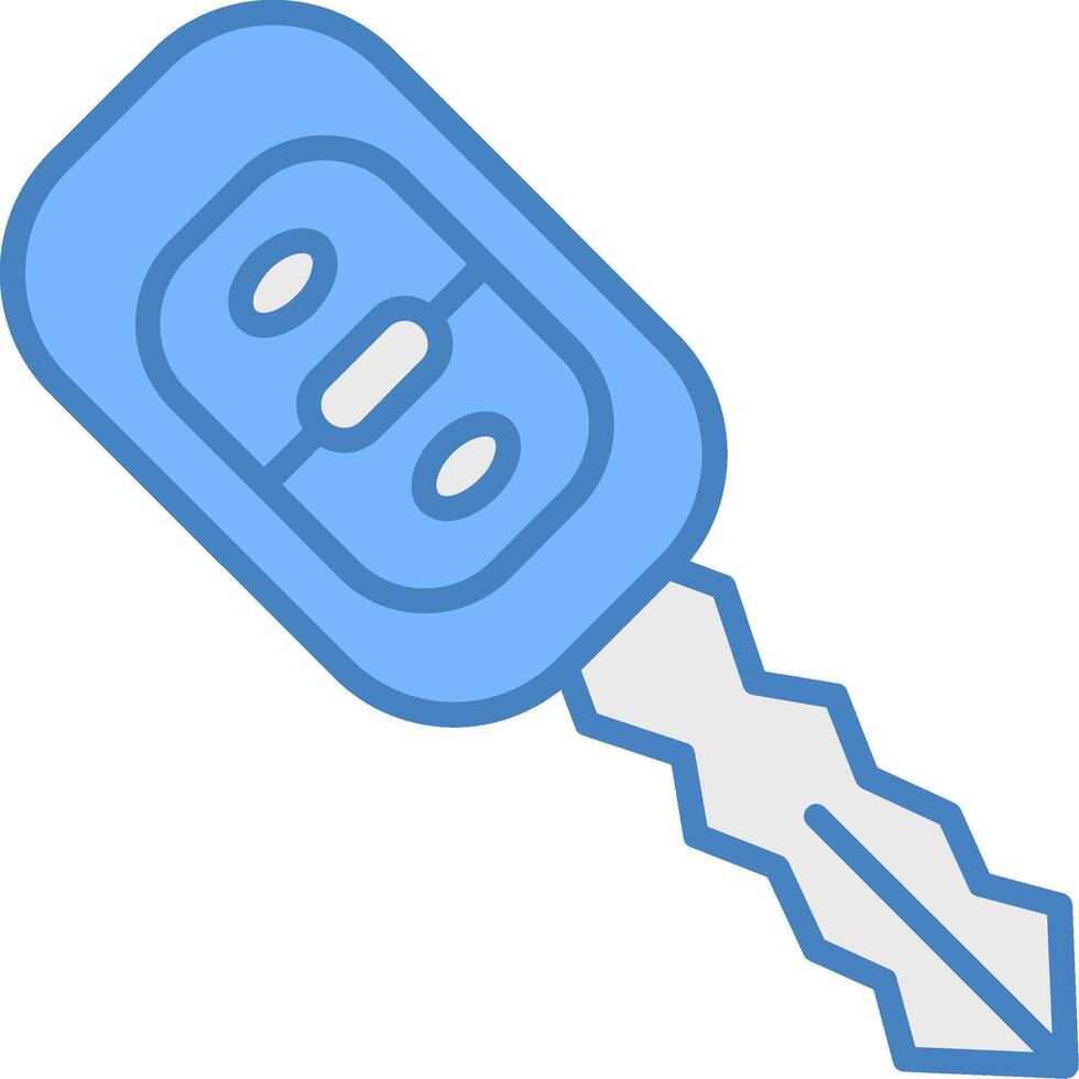 Car Key User Interface Mark vector