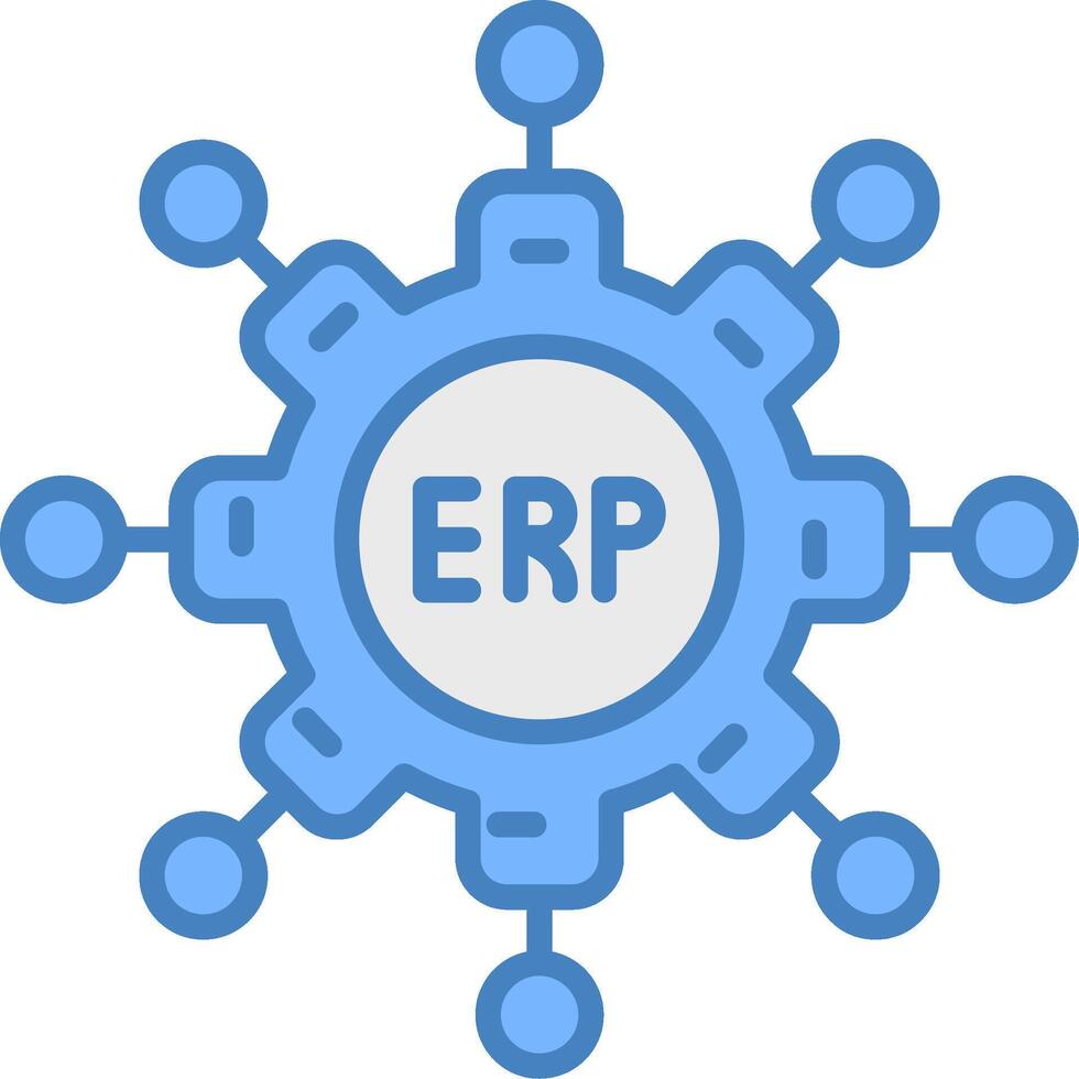 Erp Digital Core Piece vector