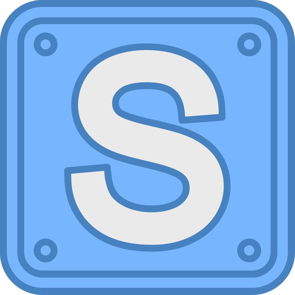 Letter S Efficient UX Token vector