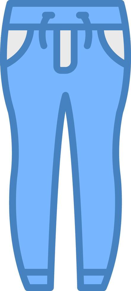 Pant Minimal Grid Form vector