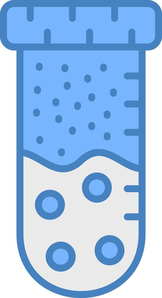 Test Tube Expressive Design Asset vector