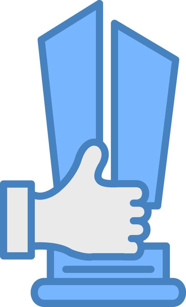 Trophy Cup Shadowed Grid Element vector