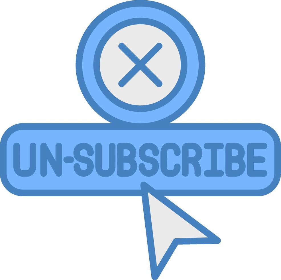 Unsubscribe Core UI Symbol vector