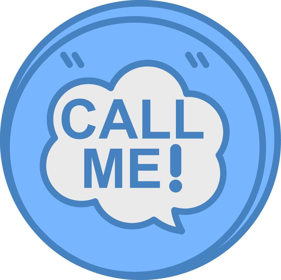 Call Me Geometric Icon Piece vector