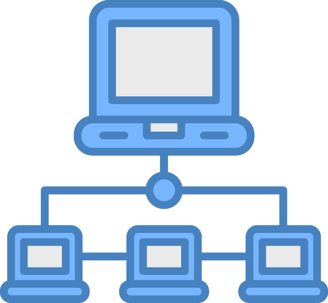 Computer Networking Trendy Design Stamp vector