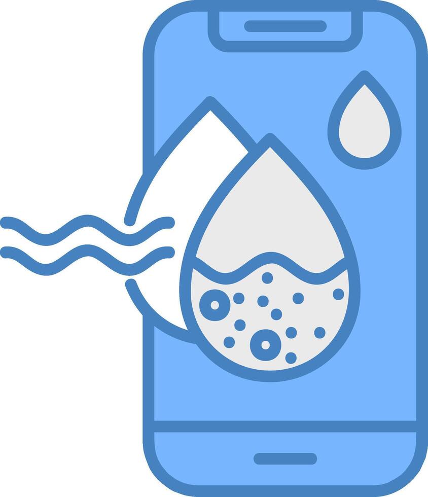Humidity Sharp Tech Symbol vector