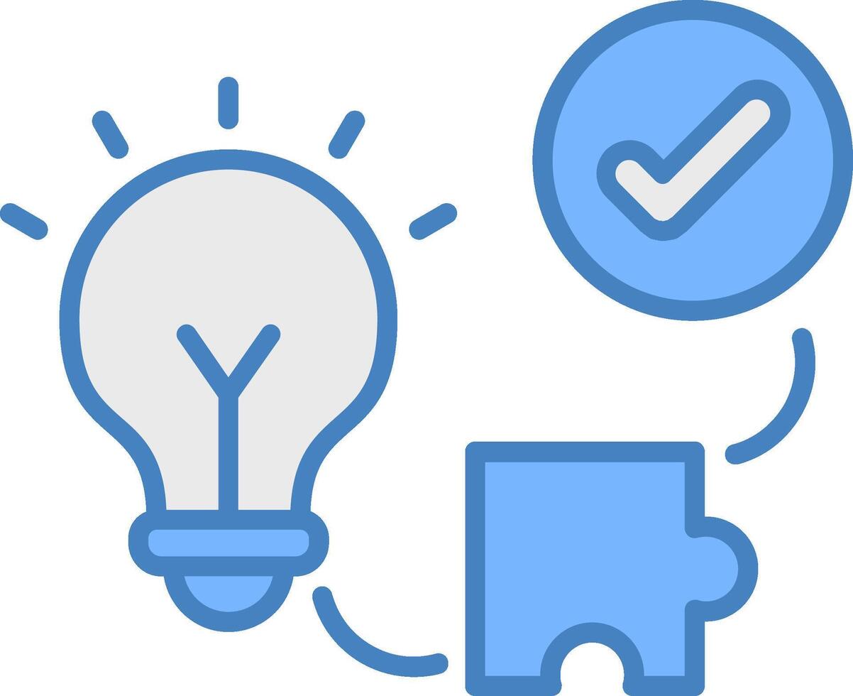 Problem Solving Clear UX Symbol vector