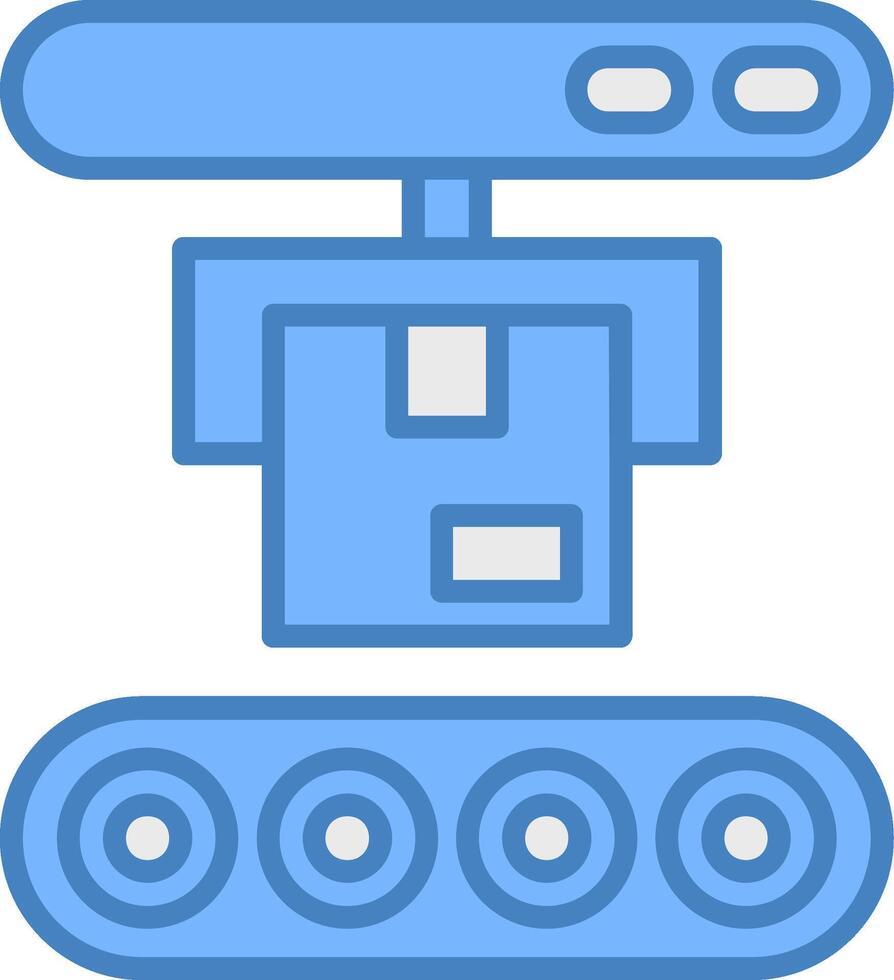 Conveyor Belt Polished UX Feature vector