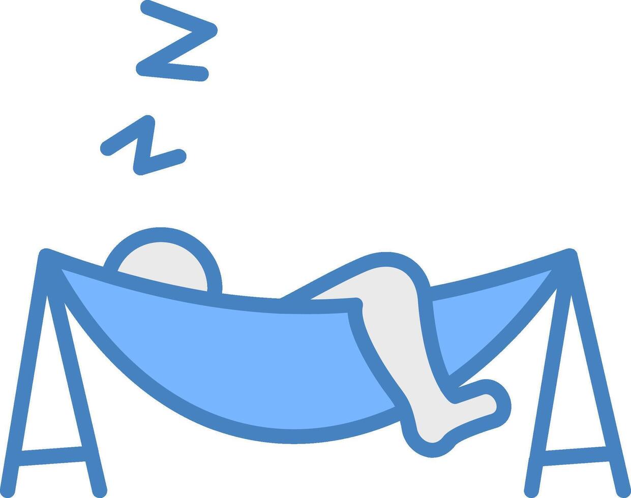Hammock Trendy Design Stamp vector