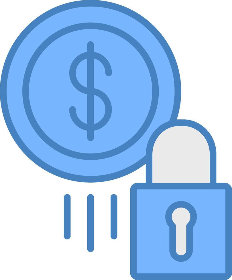 Locked Crisp UX Graphic vector
