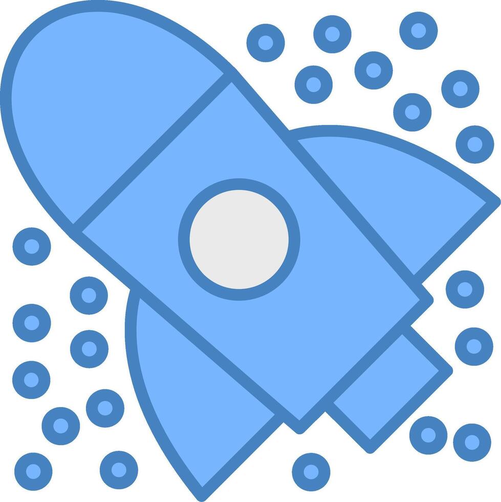 Rocket Creative Frame Token vector