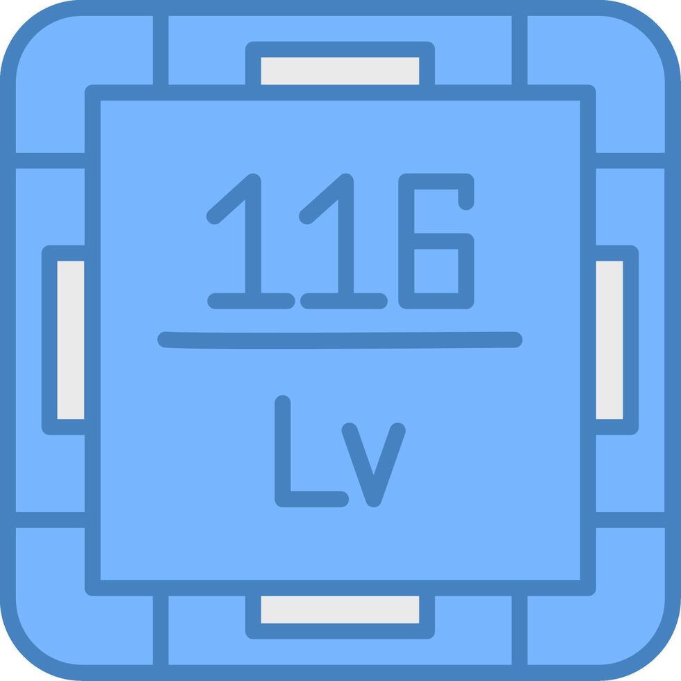 Livermorium Smooth Shape Graphic vector