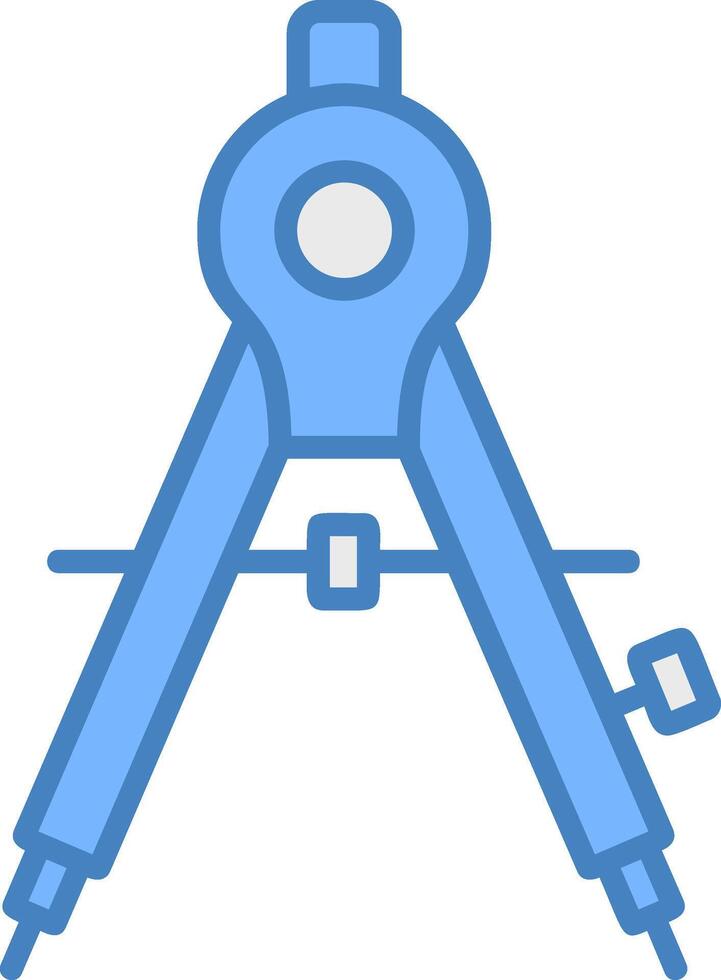 Drawing Compass Refined Shape Symbol vector