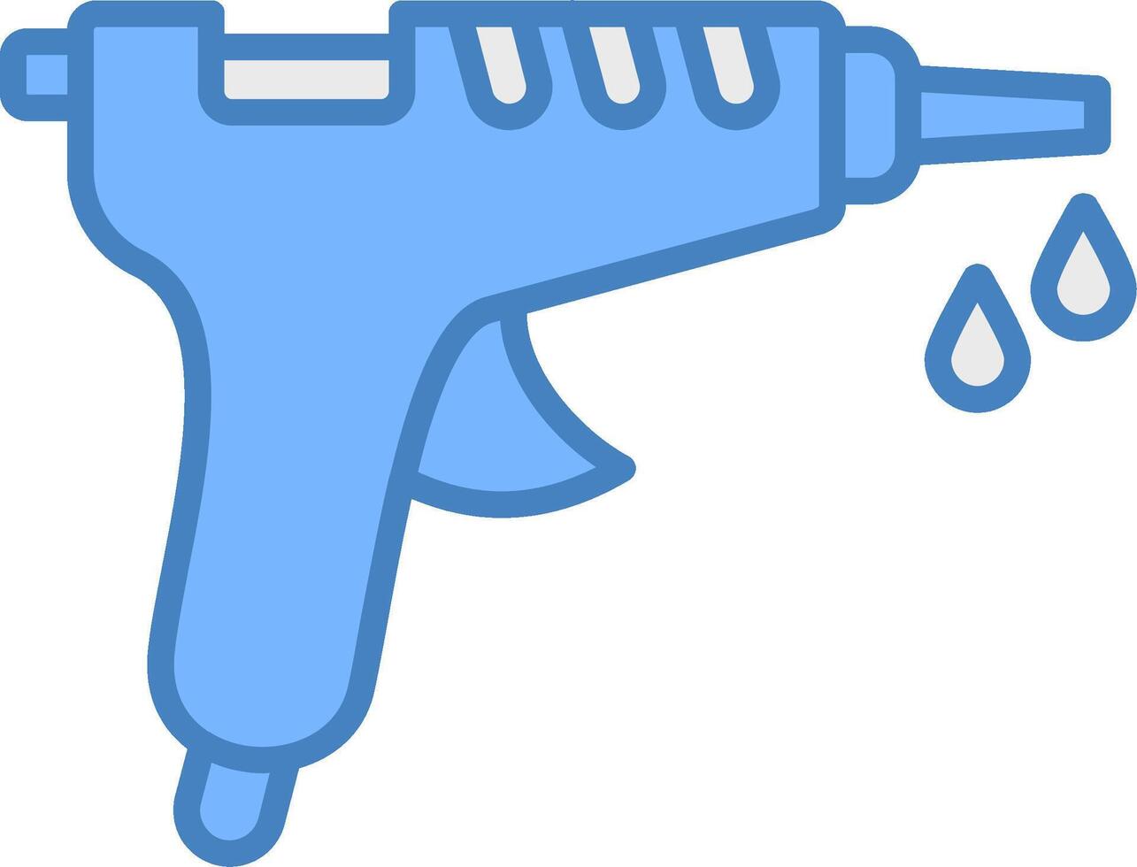 Glue Gun Refined Pattern vector