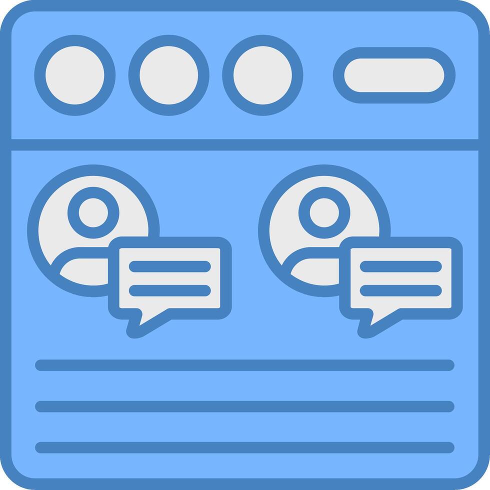 Multiple Chat Polished UX Feature vector