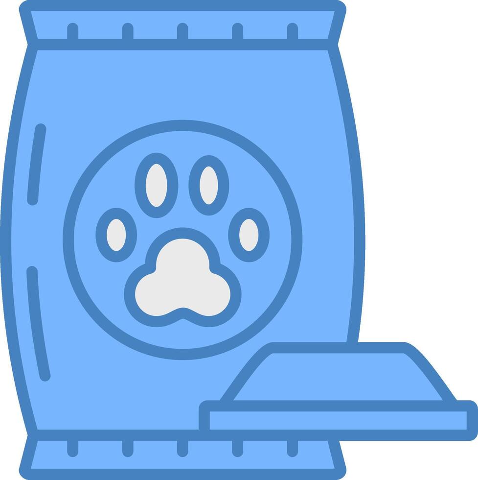 Pet Food Smooth Shape Graphic vector