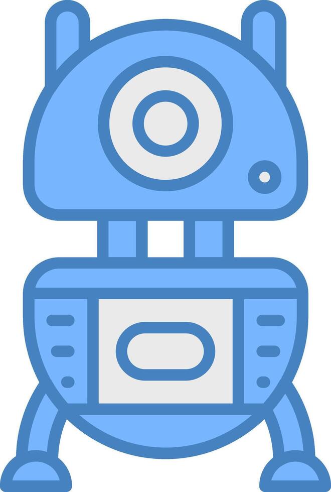Robot Modern Visual Asset vector