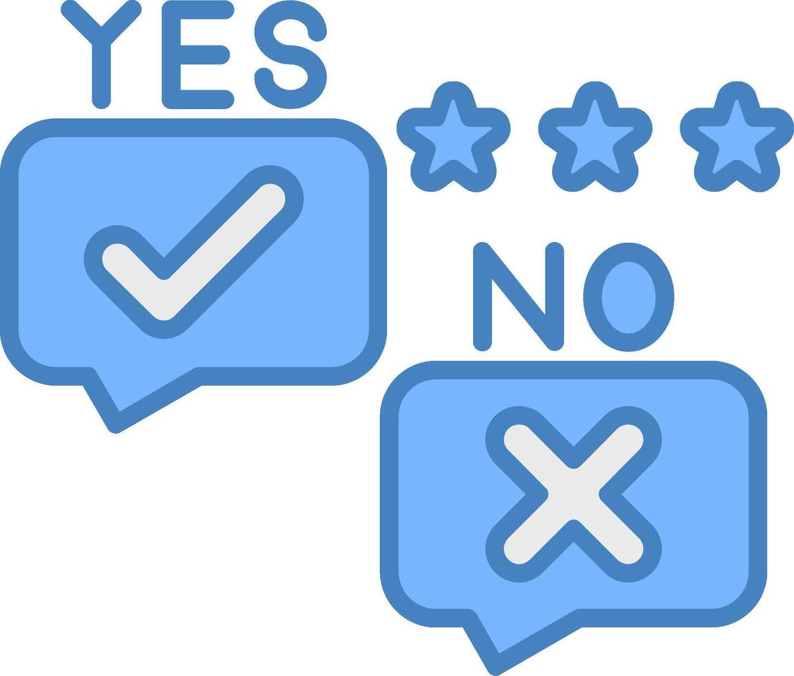 Yes No Unified Visual Component vector
