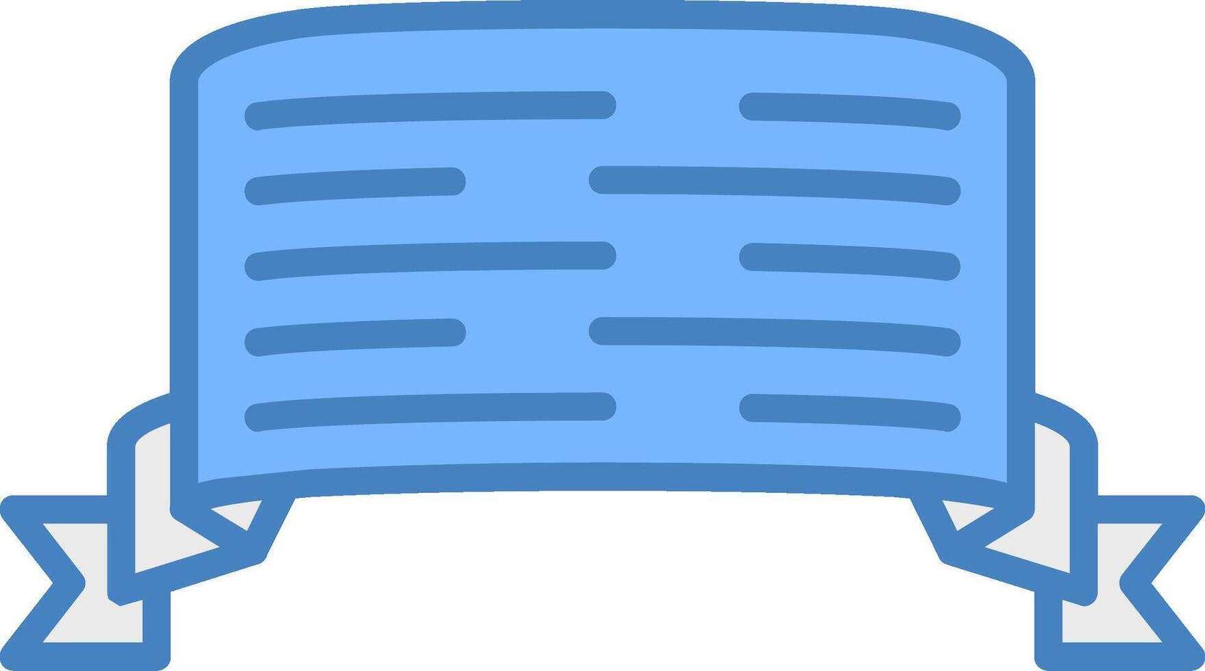 Ribbon Folds Scalable Graphic vector