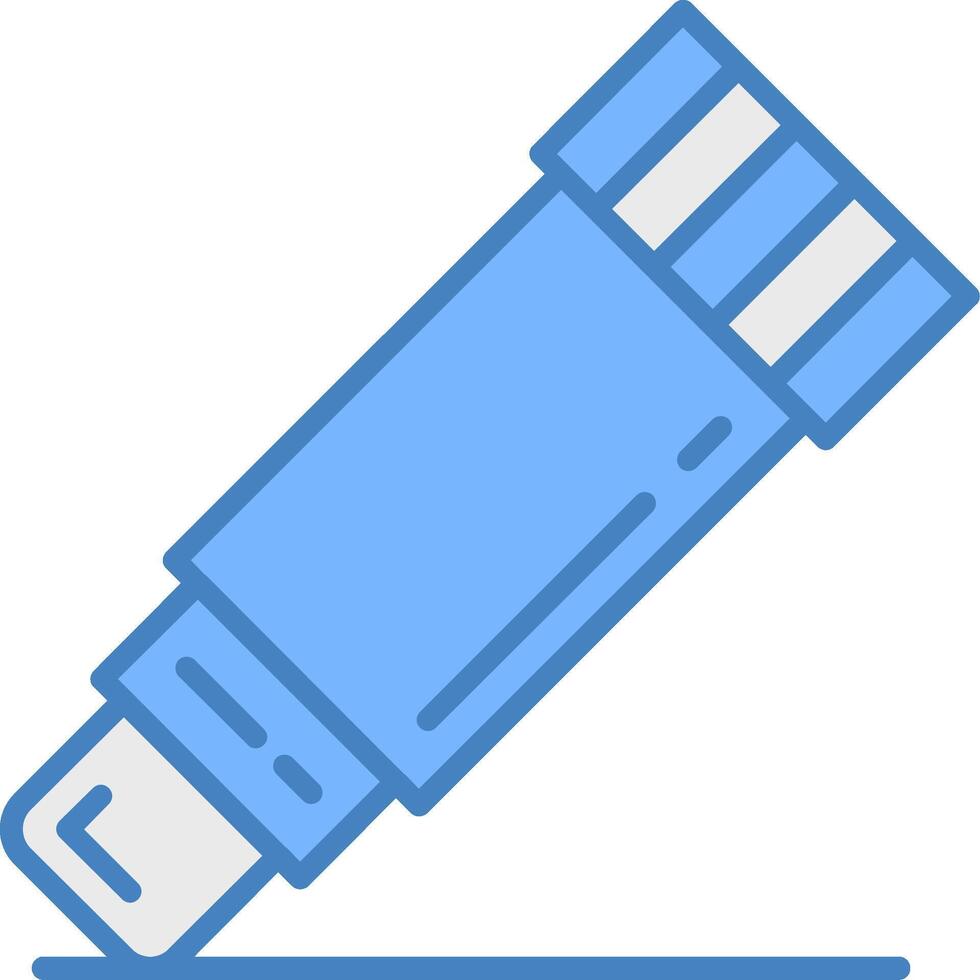 Glue Stick Hybrid Icon Module vector