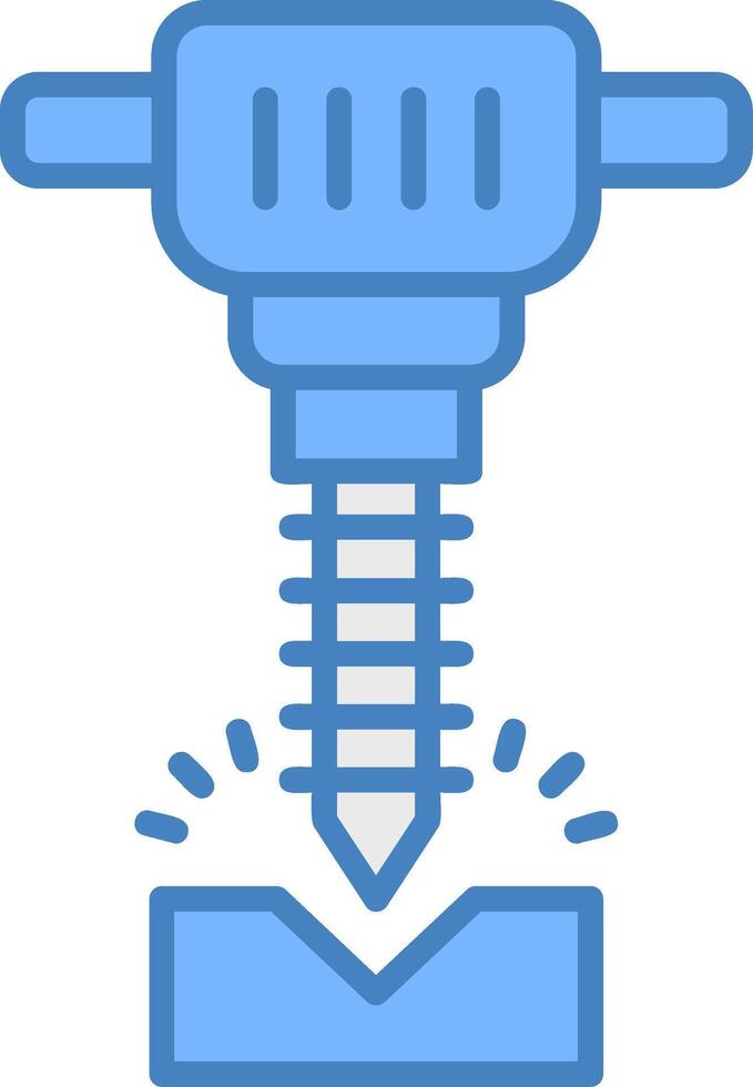 Jackhammer Styled Badge vector