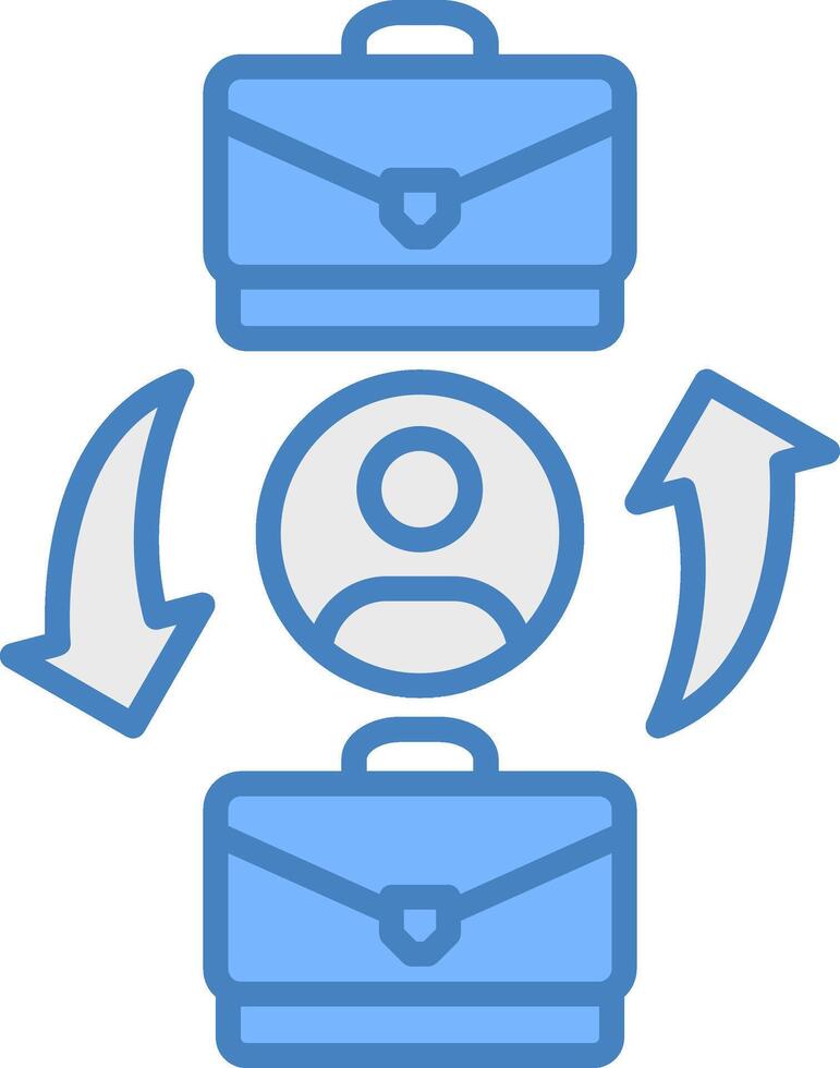 Job Rotation Light Mode Badge vector