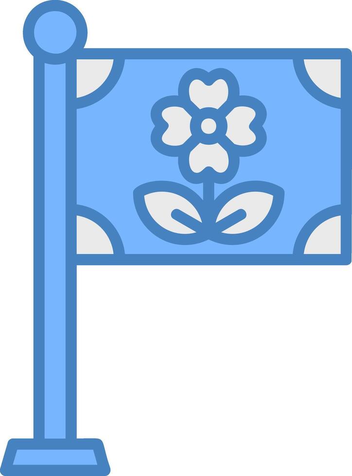 Flag Styled Badge vector