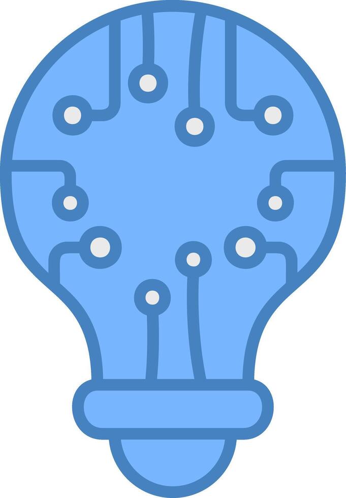 Light Bulb Styled Badge vector